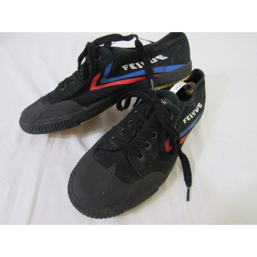 Feiyue FE LO 1920 Martial Art Black Blue Red Lifting Canvas Casual Parkour Sz 9